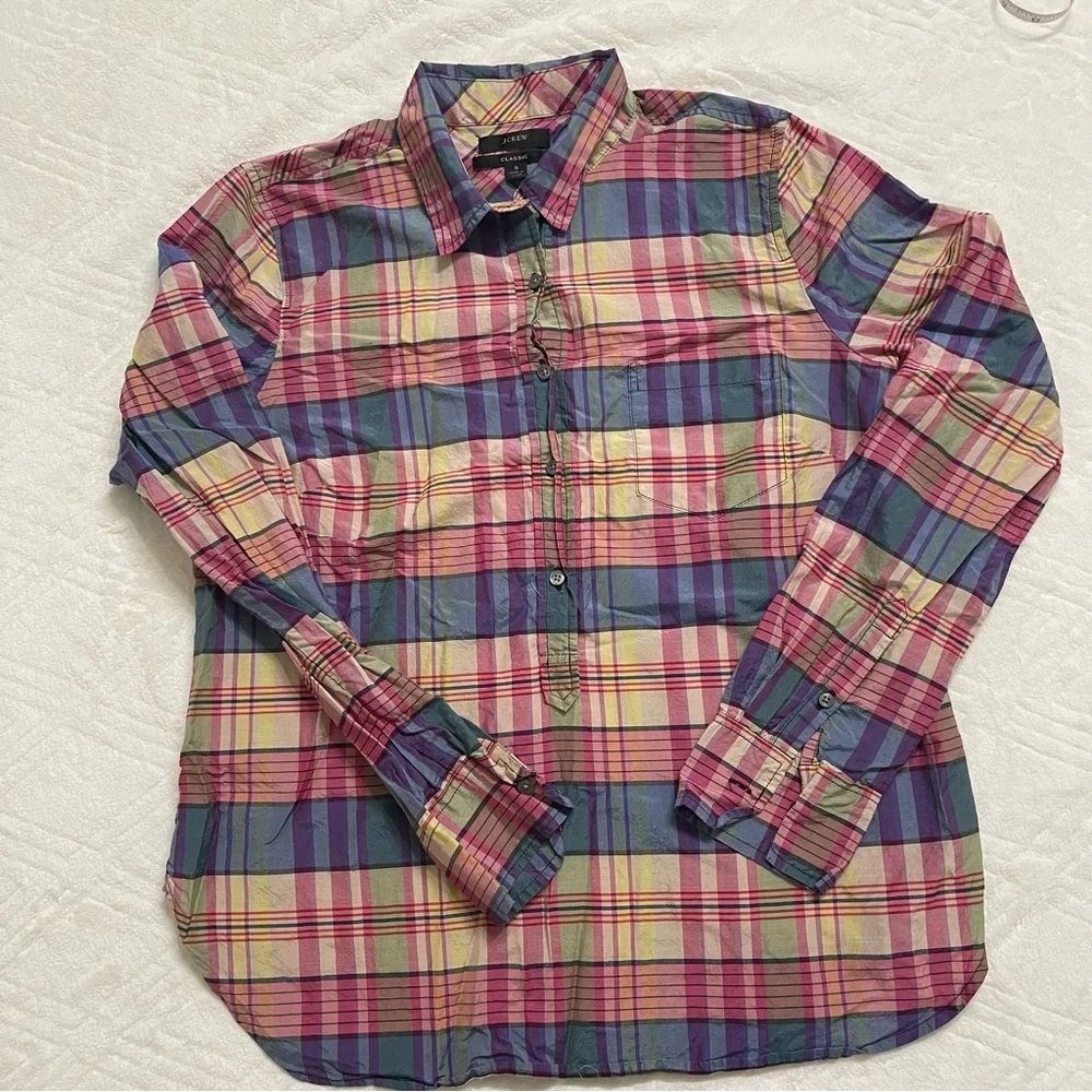 JCrew Classic popover shirt - Picture 2 of 12